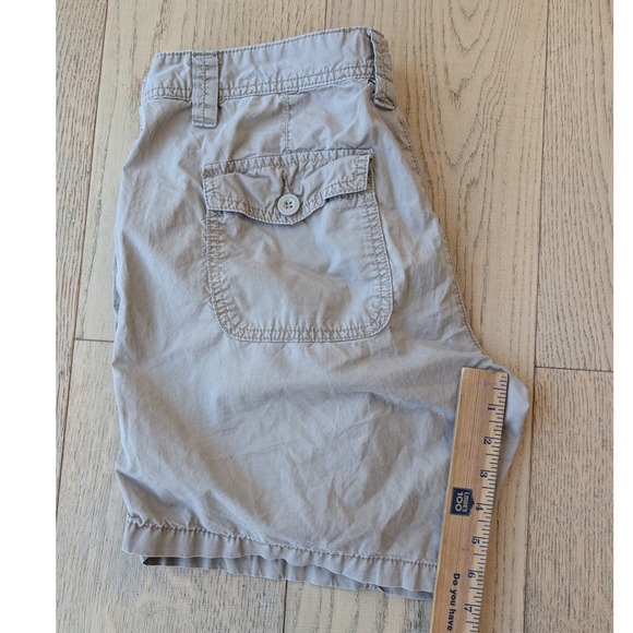 Calvin Klein Jeans Women Beige cotton Cargo Shorts Size 10 Utility Casual Summer - Picture 7 of 7